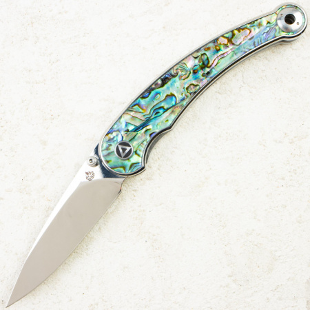Нож QSP Dolphin, Mirror 14C28N, Abalone Handle, QS161-D Нож QSP Dolphin, Mirror 14C28N, Abalone Handle, QS161-D