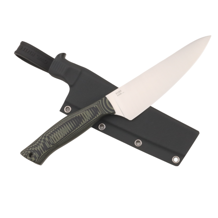 Нож OWL S160 F Мини-Шеф, N690 Cryo, G10 Black/Olive, Kydex