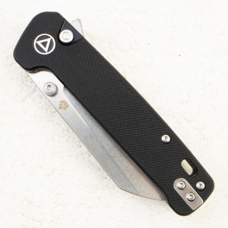 Нож QSP Penguin Button Lock, 14C28N, G10 Black, QS130BL-A1