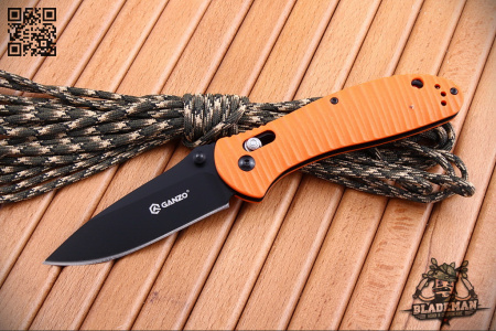 Нож Ganzo G7393P-OR, Оранжевый, Чёрный - купить в интернет-магазине Blademan