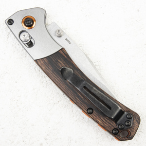 Нож Benchmade Mini Crooked River, 15085-2, CPM-S30V, Wood - складной туристические ножи из стали Нож Benchmade Mini Crooked River, 15085-2, CPM-S30V, Wood - складной туристические ножи из стали
