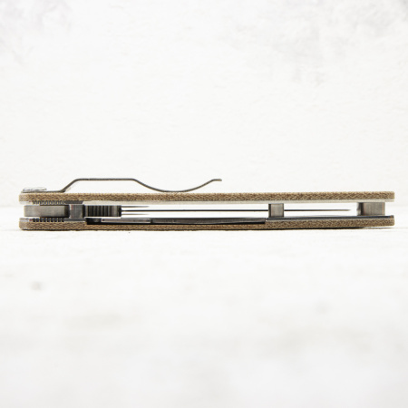 Нож Spyderco Paramilitary 2, CPM Cru-Wear, Micarta Brown, C81MPCW2