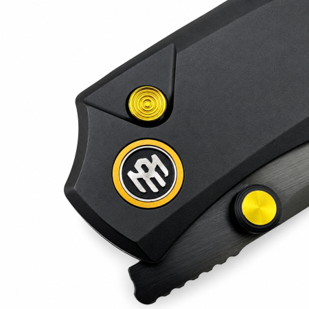 Нож Remette Wild Species, M390, Titanium Black DLC, Button Lock, WD108-N2