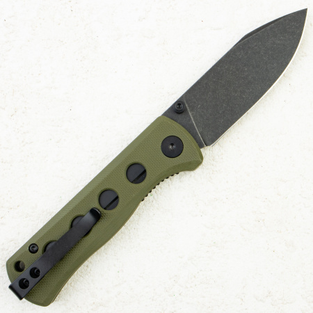 Нож QSP Canary Folder, 14C28N, Olive G10 Handle, QS150-F2