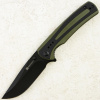Нож SENCUT Regnator, Black, 9Cr18MoV, G10 Black/Green Handle, S24057-2 Нож SENCUT Regnator, Black, 9Cr18MoV, G10 Black/Green Handle, S24057-2