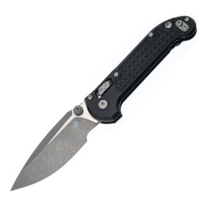 Нож Microtech LUDT RAM-LOK S/E Frag, чёрный алюминий, 1135RL-10APFR