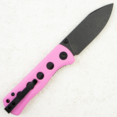 Нож QSP Canary Folder, 14C28N, Pink G10 Handle, QS150-H2