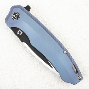 Нож QSP Woodpecker, Bohler M390, Titanium Blue - складной туристические ножи из стали Нож QSP Woodpecker, Bohler M390, Titanium Blue - складной туристические ножи из стали