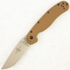 Нож Ontario Rat 1, D2, Satin, Coyote Brown Nylon, 8867CB Нож Ontario Rat 1, D2, Satin, Coyote Brown Nylon, 8867CB
