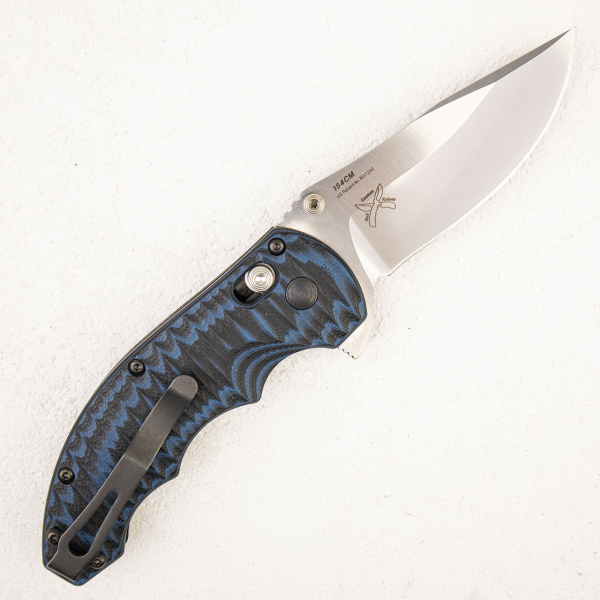 Нож Benchmade Ball Flipper 300-1, 154CM, G10 Black/Blue