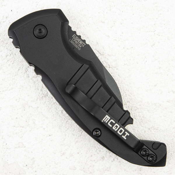 Нож Hogue A01-MicroSwitch Auto, CPM 154 Black, Aluminum Black, 24146