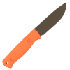 Нож HOT Knife Hoot, Cerakote OD Green, D2, G10 Orange Handle, Kydex
