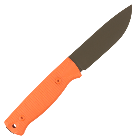 Нож HOT Knife Hoot, Cerakote OD Green, D2, G10 Orange Handle, Kydex