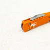 Нож Microtech Ultratech, Stonewash, M390, Aluminium Orange, 123-10 OR