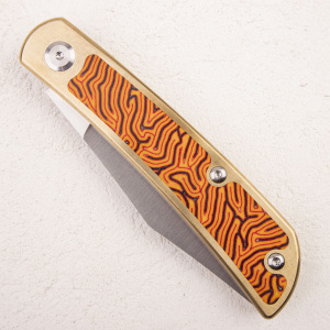 Нож WKL Mockingbird, ELMAX, Bronze/Micarta Orange/Black Нож WKL Mockingbird, ELMAX, Bronze/Micarta Orange/Black