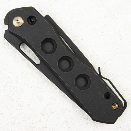 Нож WE Knife Vision R, 20CV Reverse Tanto, Titanium Black, Snecx Tan Design - купить в интернет-магазине Blademan