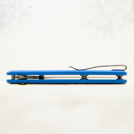 Нож SENCUT ArcBlast Flipper & Button Lock, 9Cr18MoV, Blue Aluminum Handle, S22043B-3 Нож SENCUT ArcBlast Flipper & Button Lock, 9Cr18MoV, Blue Aluminum Handle, S22043B-3