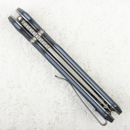 Нож CIVIVI Altus Button Lock, Nitro-V, Aluminum Blue, C20076-6