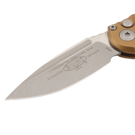 Нож Microtech L.U.D.T. Gen III, Apocalyptic, M390, Aluminum Tan, 1135-10 APTA