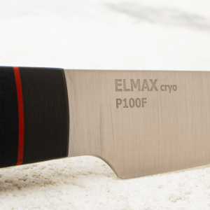 Нож овощной OWL P100 F, ELMAX Cryo, G10 Black