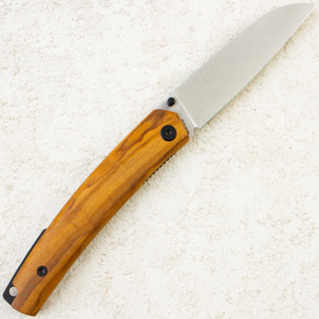 Нож Petrified Fish Patte V2, Satin, 14C28N, Olive Wood Handle, PF719OWOS Нож Petrified Fish Patte V2, Satin, 14C28N, Olive Wood Handle, PF719OWOS