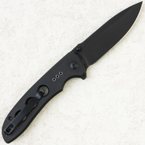 Нож CIVIVI Hyperpulse, Black Stonewashed, 14C28N, Aluminum Black Handle, C23087A-1