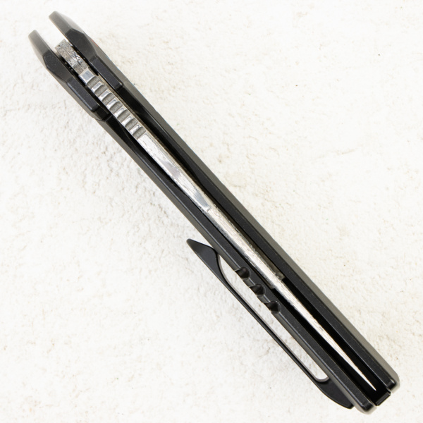 Нож WE Knife Nefaris, Damasteel, Nebula Carbon / Titanium Handle - складной туристические ножи из стали