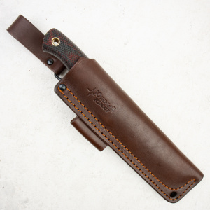 Нож Южный Крест Кедр, VG-10, Конвекс, Микарта Красно-Черная - купить в интернет-магазине Blademan