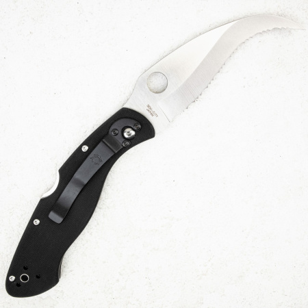 Нож Spyderco Civilian, VG-10 Serrated, G10 Black, SC12GS