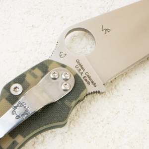 Нож Spyderco Military, CPM S30V, G10 Camo, C36GPCMO2 Нож Spyderco Military, CPM S30V, G10 Camo, C36GPCMO2