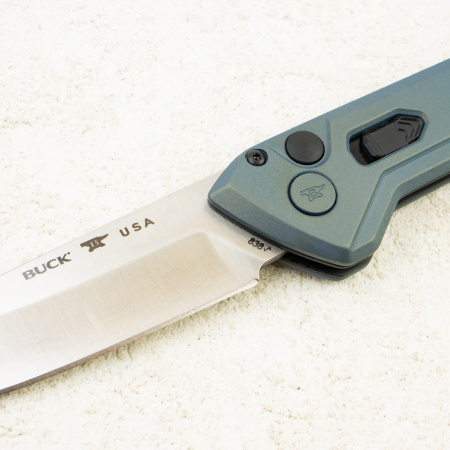 Нож Buck Wharncliffe Deploy Auto, 154CM, Aluminum Blue, 0838BLS-B Нож Buck Wharncliffe Deploy Auto, 154CM, Aluminum Blue, 0838BLS-B