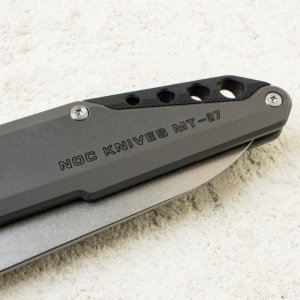 Нож NOC Knives Dark Feather 2.0, M390, Titanium Gray Handle, MT-2703 Нож NOC Knives Dark Feather 2.0, M390, Titanium Gray Handle, MT-2703