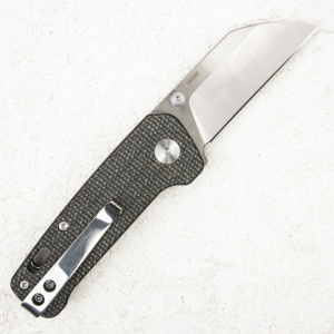 QSP Penguin MINI, 14C28N, Micarta Dark Brown QSP Penguin MINI, 14C28N, Micarta Dark Brown