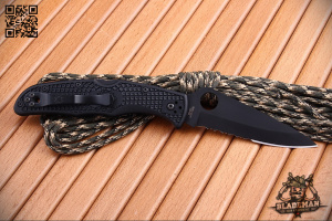 Spyderco Endura, Combo, Black Blade, VG-10 - складной туристические ножи из стали