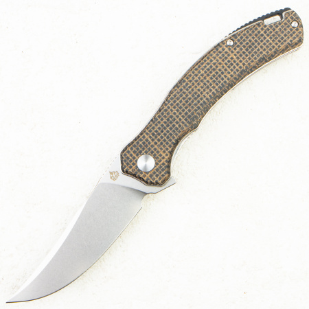 Нож QSP Walrus, D2 Tool Steel, Micarta Brown Handle, QS151-B1