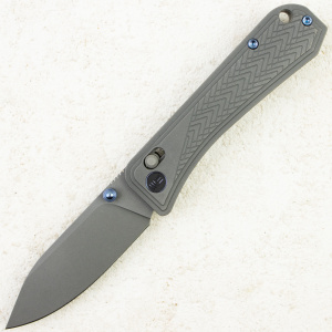 Нож WE Knife Bougie Banter, Gray Stonewashed CPM S45VN, Titanium Gray Handle, WE24009-2 Нож WE Knife Bougie Banter, Gray Stonewashed CPM S45VN, Titanium Gray Handle, WE24009-2