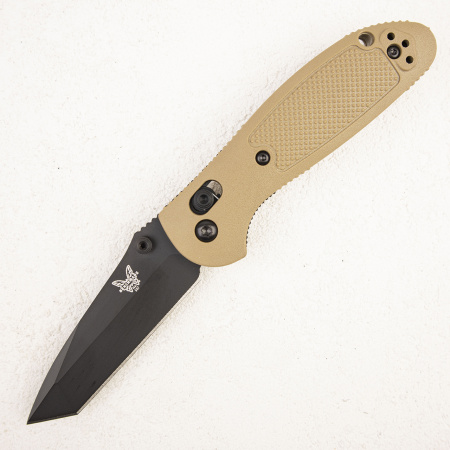 Нож Benchmade 557BKSN Mini-Griptilian Tanto Black Plain, Sand