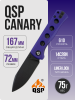 Нож QSP Canary Folder, 14C28N, Purple G10 Handle, QS150-D2 Нож QSP Canary Folder, 14C28N, Purple G10 Handle, QS150-D2