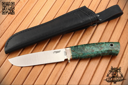 Южный Крест - Чинук, Карельская береза Малахит, M390 - купить в интернет-магазине Blademan