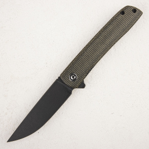 Нож CIVIVI Bo, Nitro-V Black, Micarta Dark Green - складной туристические ножи из стали Нож CIVIVI Bo, Nitro-V Black, Micarta Dark Green - складной туристические ножи из стали