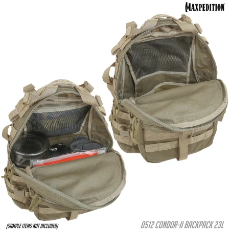 Тактический рюкзак MAXPEDITION Condor-II Hydration Backpack 23L, Khaki, 0512K