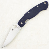 Нож Spyderco Military, CPM S110V, G10 Dark Blue, C36GPDBL Нож Spyderco Military, CPM S110V, G10 Dark Blue, C36GPDBL