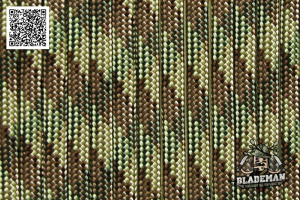 Паракорд 550 Мультикамуфляж (Multicam) Паракорд 550 Мультикамуфляж (Multicam) - купить в интернет-магазине Blademan