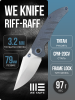 Нож WE Knife Riff-Raff, CPM 20CV, Titanium Blue