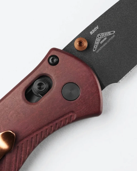 Нож Benchmade Mini Barrage, S30V, Redstone Richlite Handle, 585BK-04