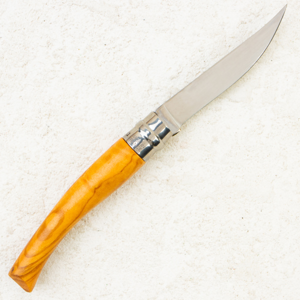 Нож филейный Opinel №8, 12C27, Olive Wood, 1144
