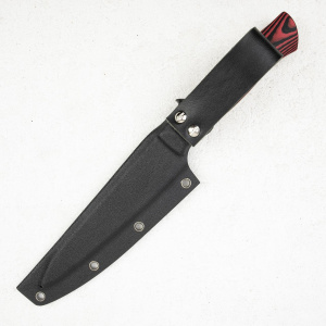 Нож универсальный OWL S130 F, N690 Cryo, G10 Black/Red, Kydex Classic