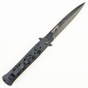 Нож Cold Steel Ti-Lite 4, AUS-8A, Zy-Ex Black, 26SP-BKBK Нож Cold Steel Ti-Lite 4, AUS-8A, Zy-Ex Black, 26SP-BKBK
