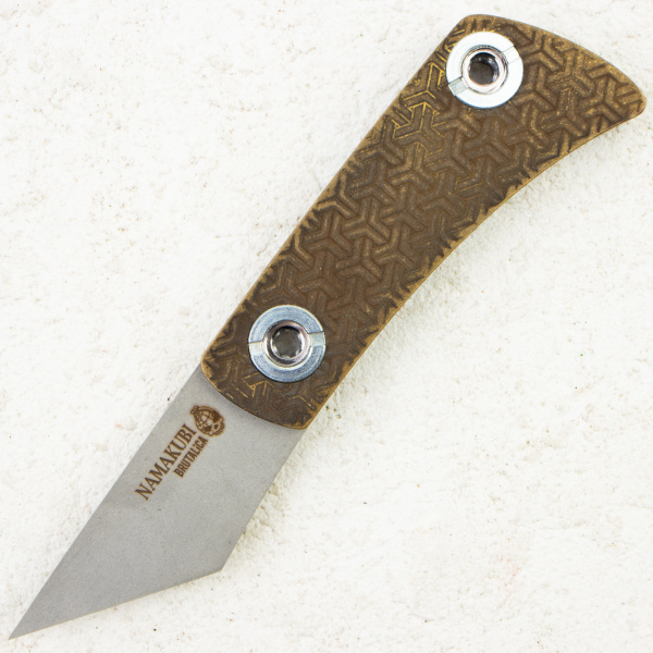 Нож Brutalica Namakubi, AUS 8, Brass