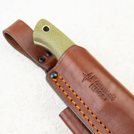 Нож Южный Крест Бушкрафт L, Convex, Elmax, Micarta Хаки, 234.1047.Elmax.K